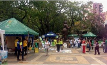 “Feria al Parque” permitió que nueve instituciones expusieran portafolio de productos hechos con materiales reciclables