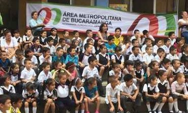 Con alegría y compromiso, miles de estudiantes unidos en campaña #TodosContraElDerroche bajo liderazgo del Área Metropolitana de Bucaramanga