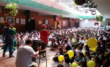 1.800 estudiantes de Bucaramanga y Piedecuesta se comprometieron #TodosContraElDerroche en primera jornada de la agenda ambiental del AMB